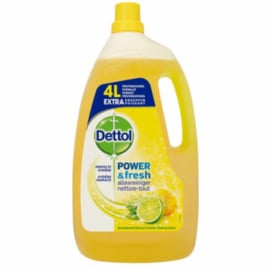 Dettol Power & Fresh Allesreiniger Citroen & Limoen 4 Liter