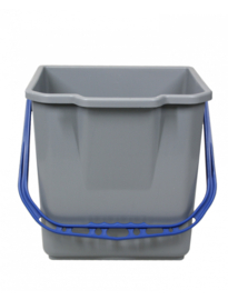 Emmer Met Brede Schenktuit 25L grijs/blauw