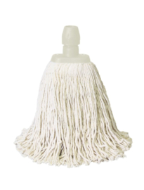 Dweilmop / Minimop / Spaanse Mop 200 gram Wit