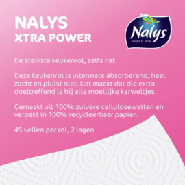 Nalys Xtra power keukenpapier 2 rollen