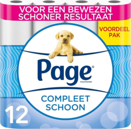 Page Compleet Schoon Toiletpapier Voordeelpak 12 rollen