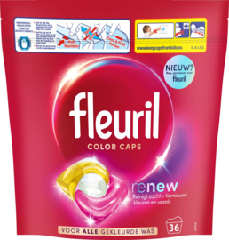 Fleuril Renew & Color Caps 36 wasbeurten