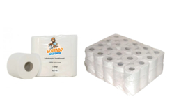 Sopmop Toiletpapier Traditioneel 100% Cellulose 400 vel / 2Laags 10 x 4 Rollen