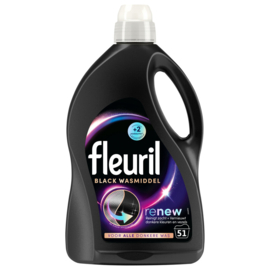 Fleuril  Renew & Black 51 Wasbeurten, 2,55 L