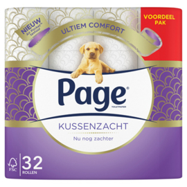 Page Toiletpapier Kussenzacht Voordeelpak 32 Luxe Rollen