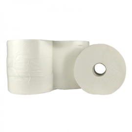 Sopmop Toiletpapier Jumbo Maxi 100% Cellulose 2 Laags 6 x 380 meter