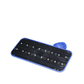Padhouder Jumbo Vloerpad / Doodlebug Met Steelaansluiting 23,5x10cm, blauw