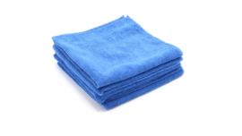 5 x Microvezeldoek Soft Boxed 40 x 40cm Blauw