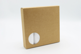 Microvezeldoek Gerecycled 38x38 cm 5 stuks Wit Met Gele Rand