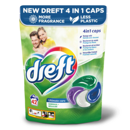 Dreft Ultimate Care 4 in 1 Normaal 42 wasbeurten