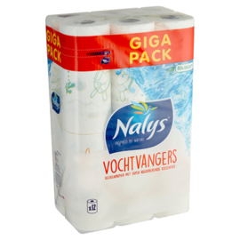 Nalys Vochtvangers Keukenpapier Giga Pack 12 Rollen