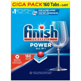 Finish Powerball Power All in 1 160 stuks