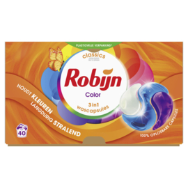 Robijn Classics Color 3-in-1 Was Capsules 40 stuks