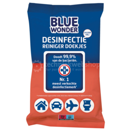 Blue Wonder Desinfectie Reiniger Doekjes 20 stuks