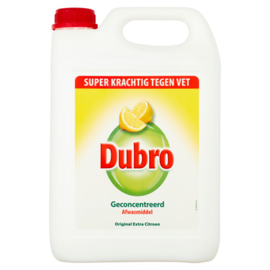 Dubro Geconcentreerd Afwasmiddel Original Extra Citroen 5000 ml