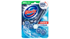 Glorix Toiletblok Power 5 Ocean 55gr tot 300 Spoelbeurten