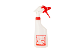 Sprayflacon Compleet Sanitair Rood 600ml