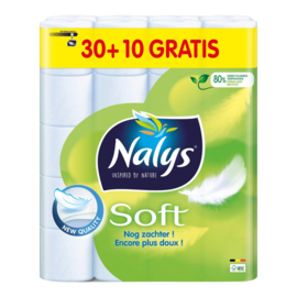 Nalys Toiletpapier Soft 30 + 10 gratis