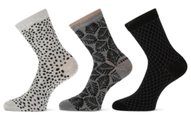Teckel Leaf ladies socks 3-pack