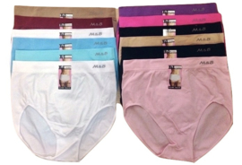 M&B Dames Slips Naadloos 6002-10 XXL, DAMES BOXERS-SLIPS