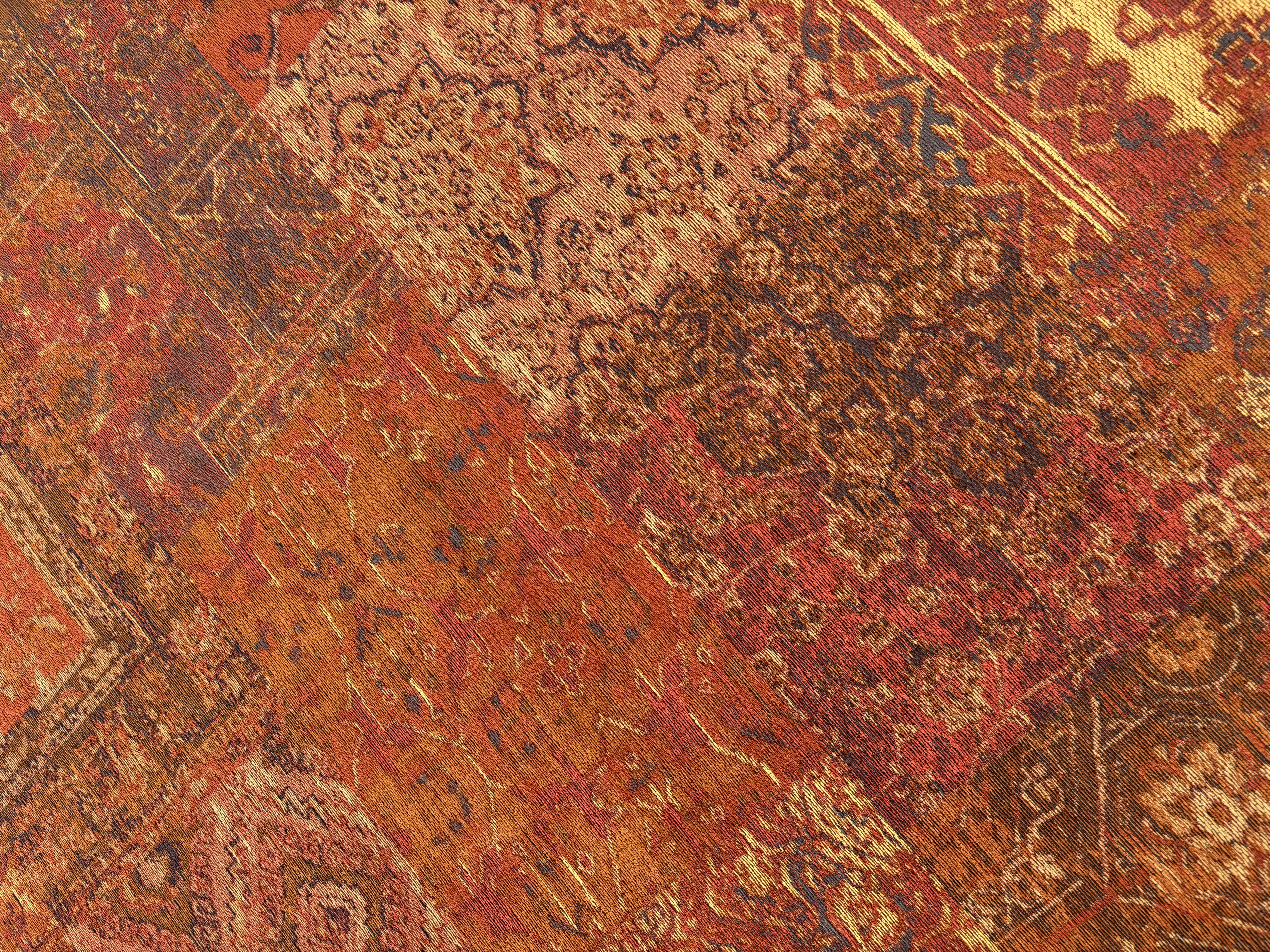 Patchwork Izmir Tapijt Orange Maat:160X230