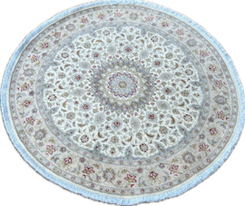 Tabriz tapijt rond Maat: 155x154