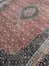 Bidjar tapijt oud roze Maat: 300x200