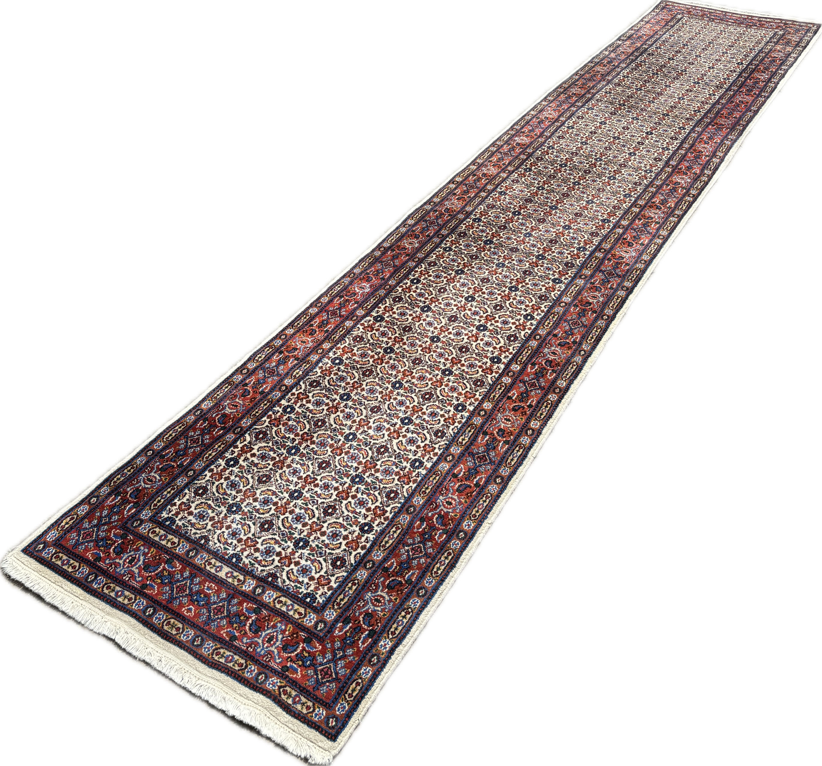 Handgeknoopt loper maat: 394x76