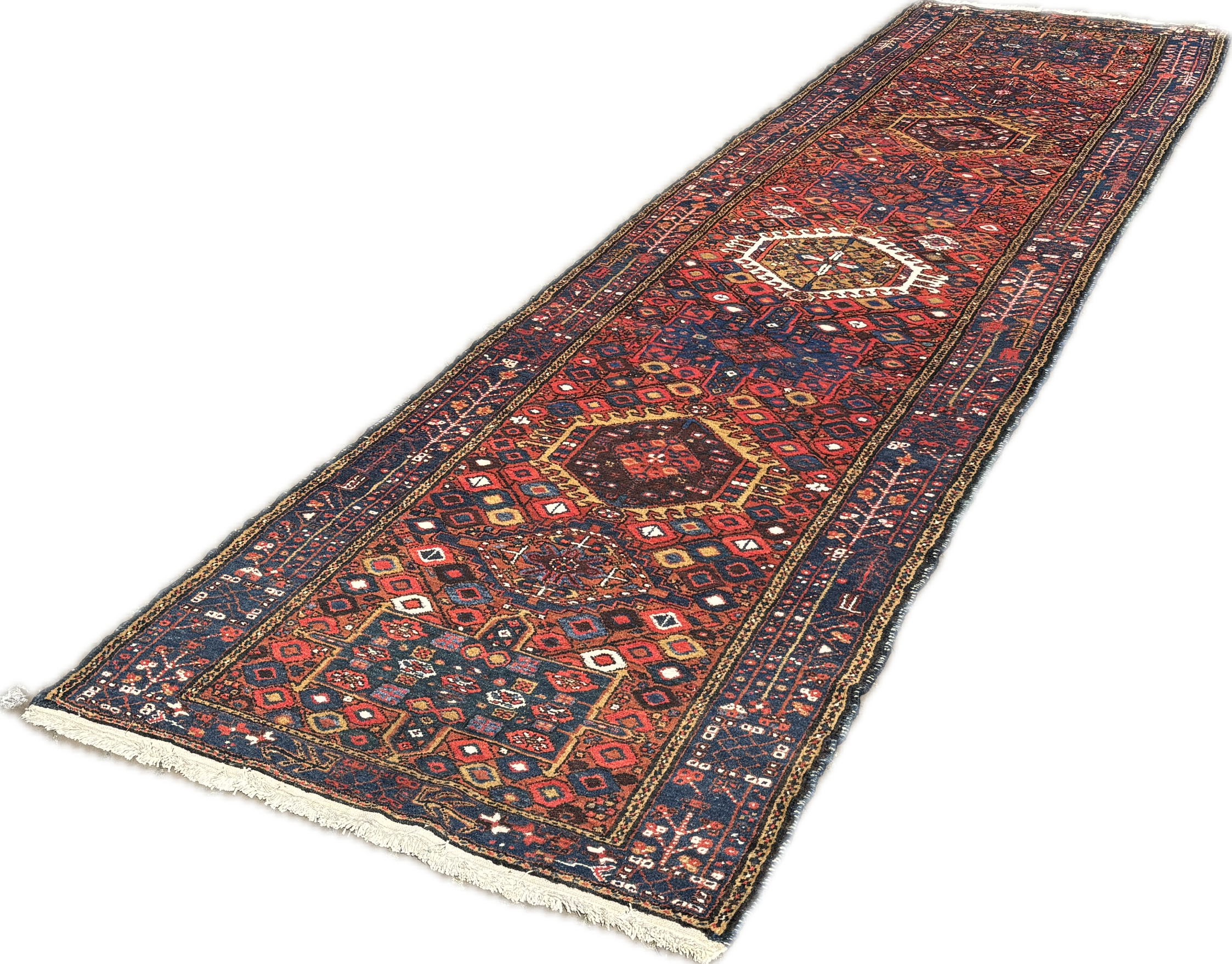 Antieke Hamadan loper Maat: 449x115