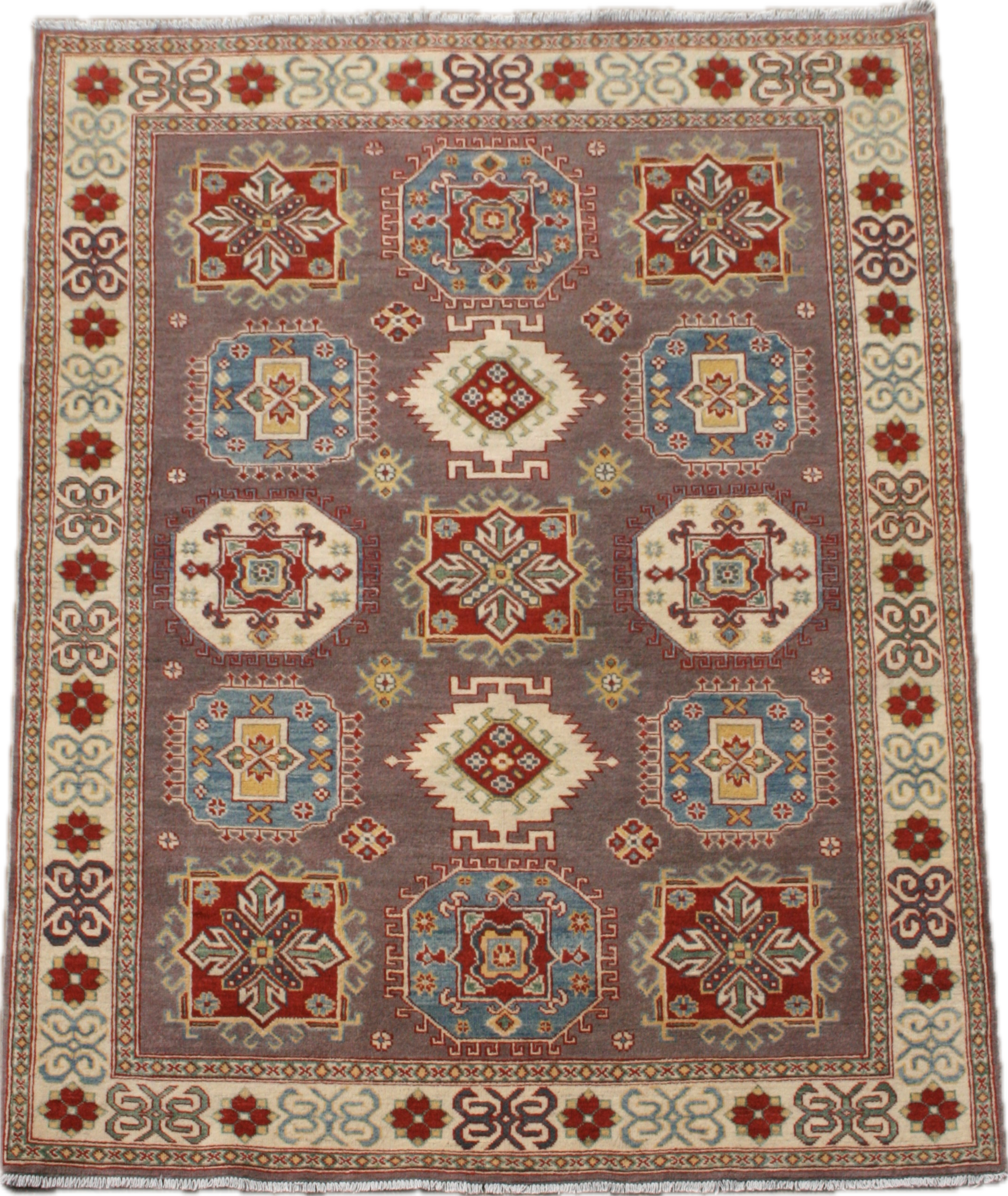 Kazak pastel tapijt maat: 237x168