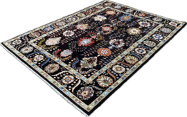 Samarkand noir tapijt maat: 236x174