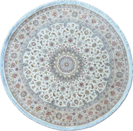Tabriz tapijt rond Maat: 155x154