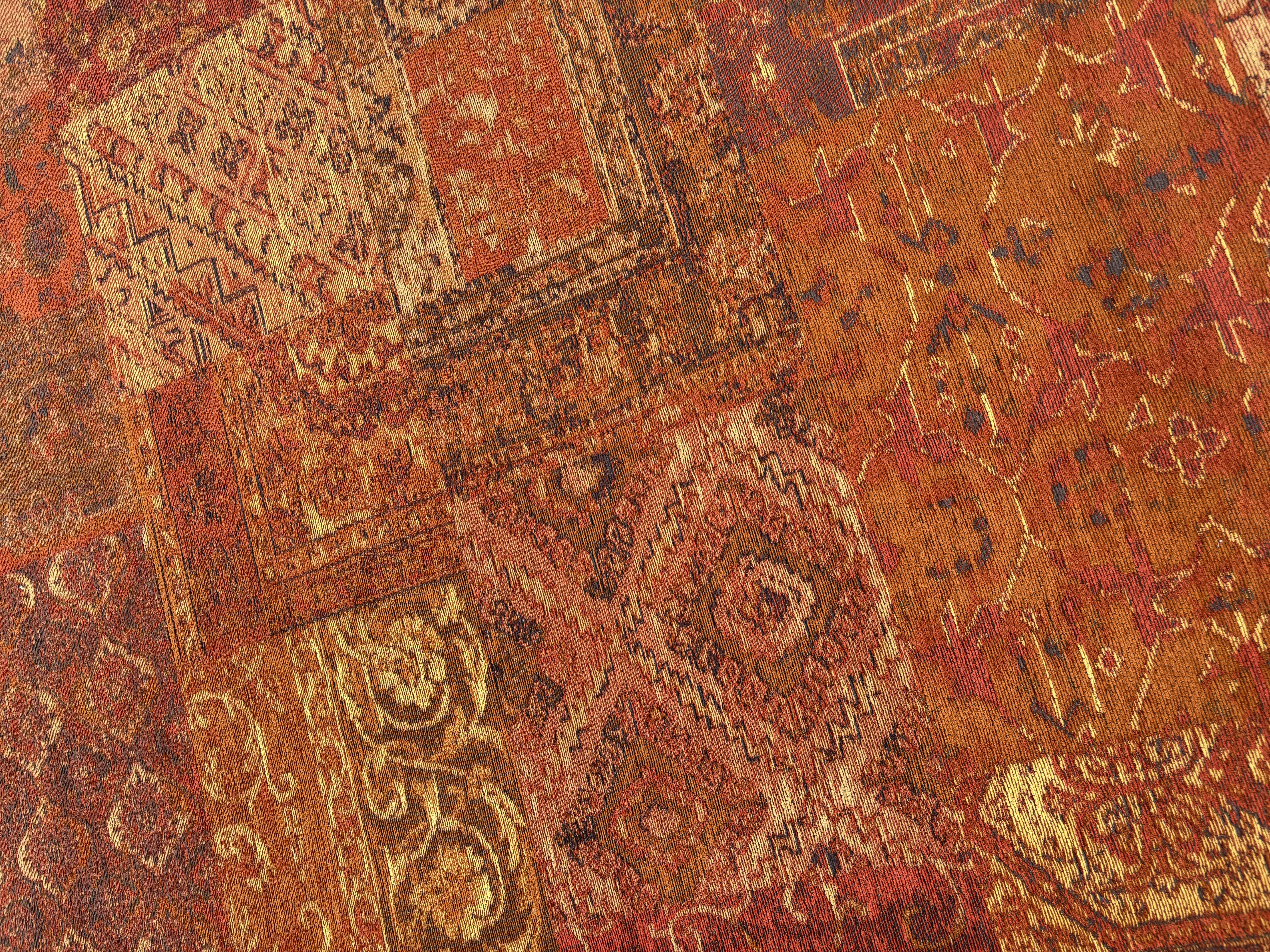 Patchwork Izmir Tapijt Orange Maat:160X230
