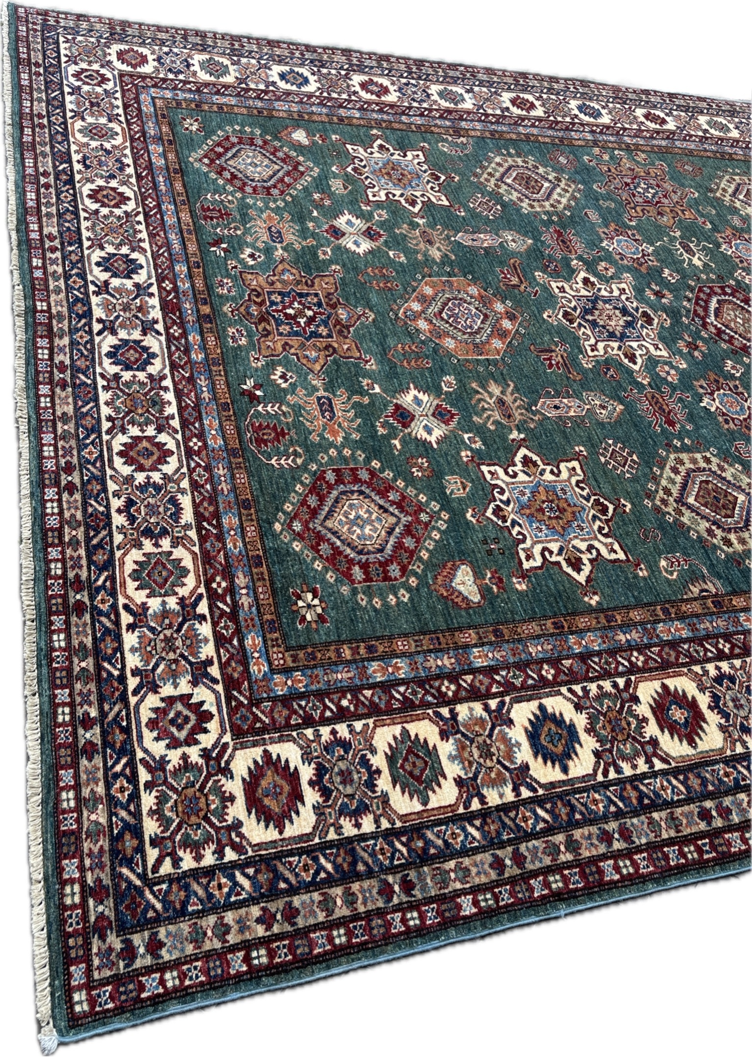 Kazak tapijt maat: 380x253