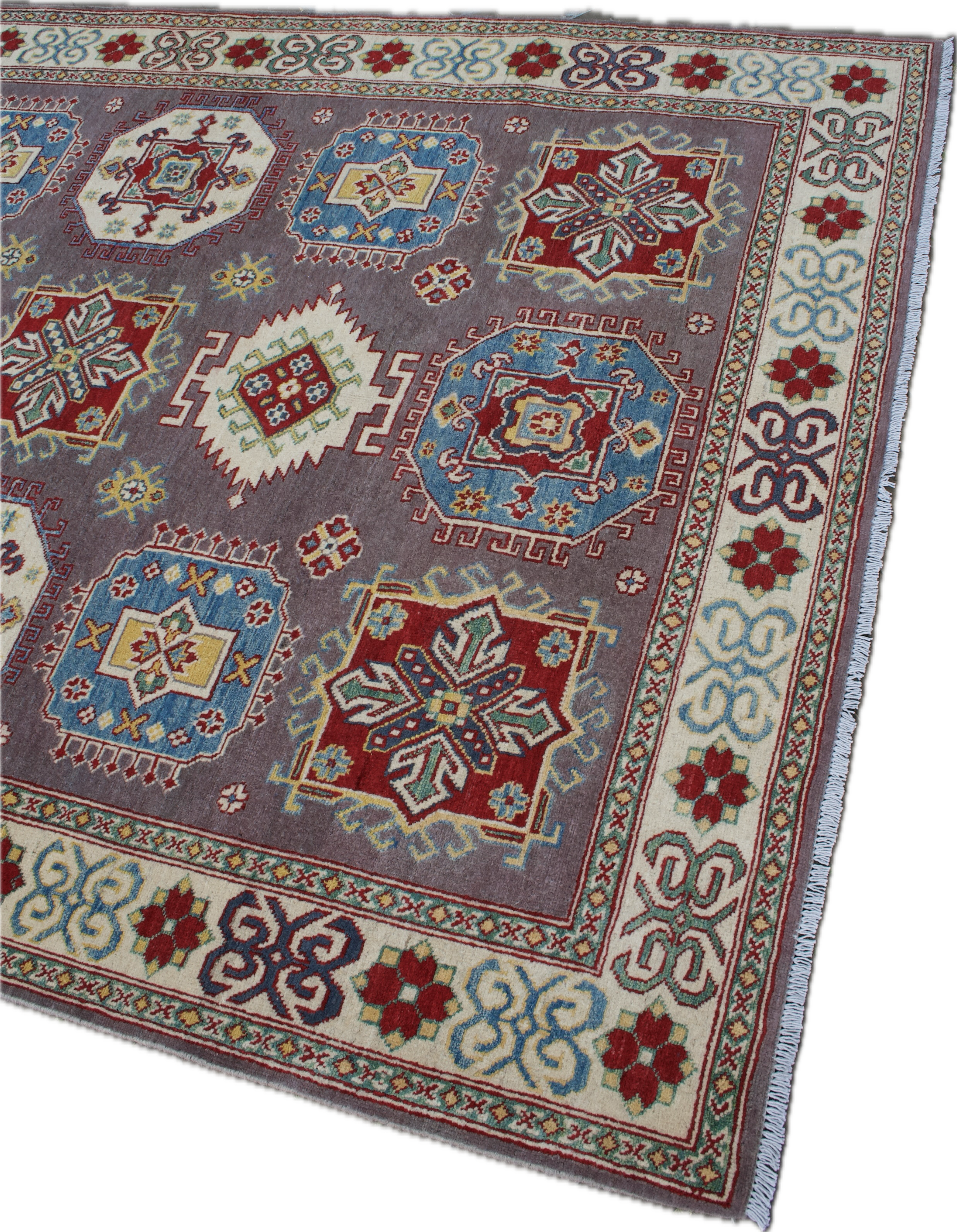 Kazak pastel tapijt maat: 237x168