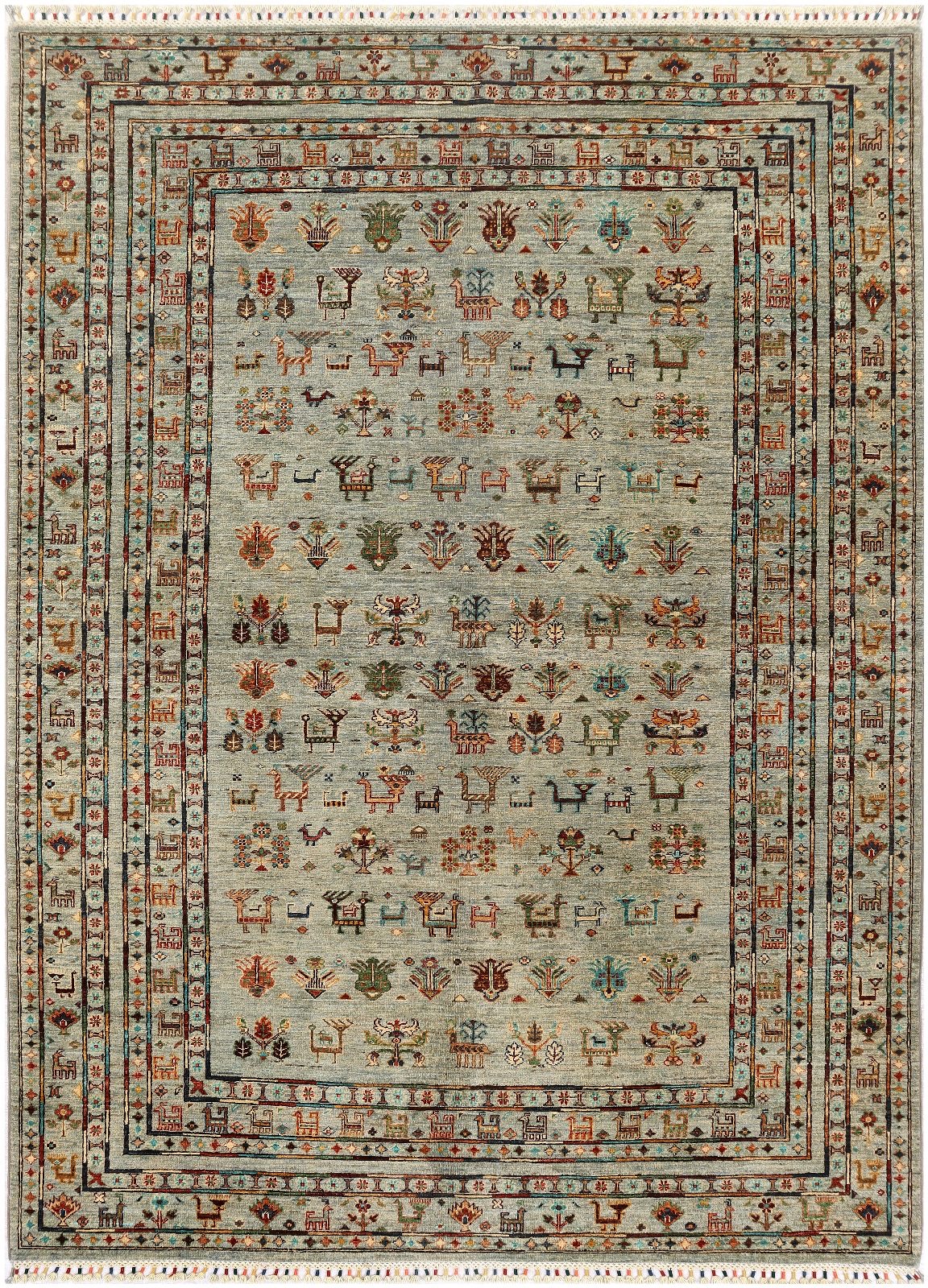 Gabbeh tapijt maat: 300x212