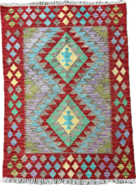 Traditioneel Handgeweven Kelim maat:118x84