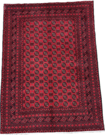 Afghaans Daulatabad handgeknoopt maat: +/- 200x300
