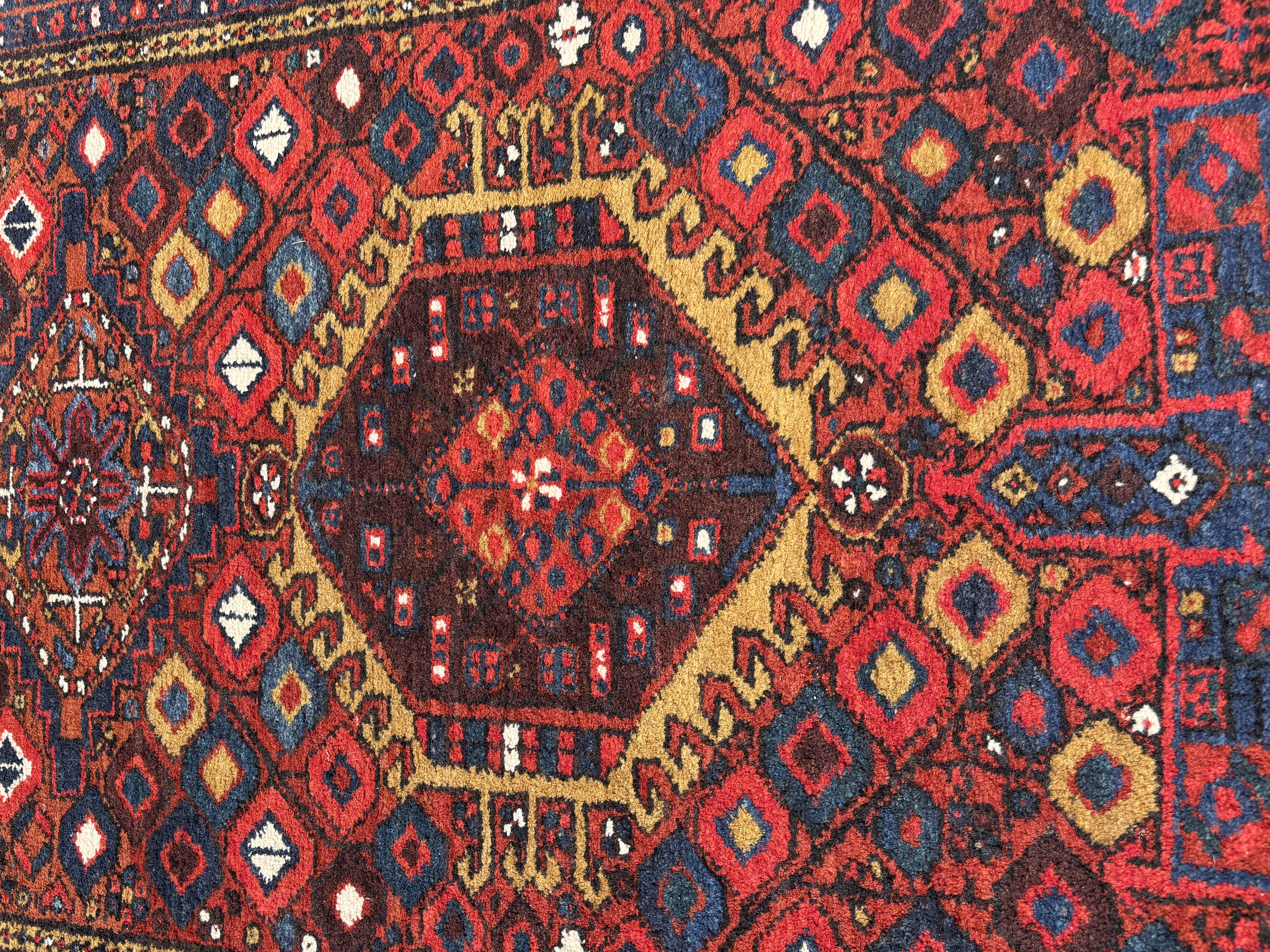 Antieke Hamadan loper Maat: 449x115