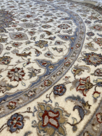 Tabriz tapijt rond Maat: 190x185