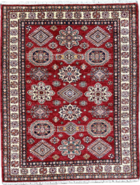 Handgeknoopt oosters tapijt Wol Kazak maat: 199x157