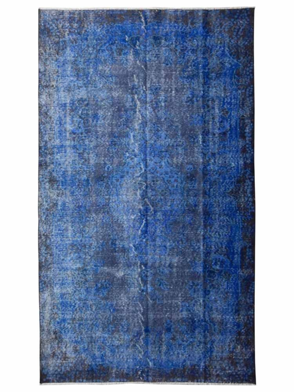 boot Oprechtheid Cataract Vintage recoloured tapijt blauw/ bruin Maat: 158 x 265 | Recoloured/Vintage  | Tapijtenhuis.nl