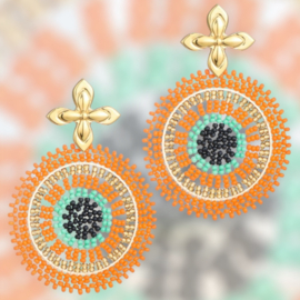 Oorbellen Ibiza Oranje