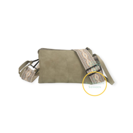 Groen New Orleans schoudertasje / clutch