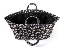 Shopper XXL Panter Zwart