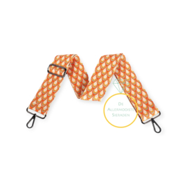 Oranje snake schouderband