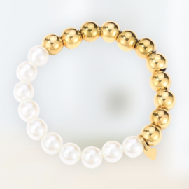 Kralenarmband met parels
