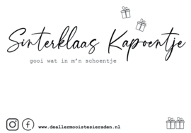 Kaartje Sinterklaas Kapoentje