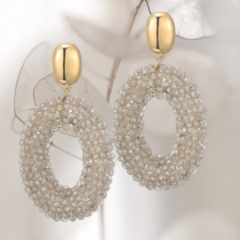 Oorbellen Candy Taupe