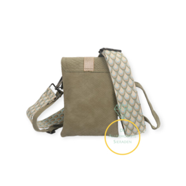 Groen crossbodytasje  schoudertasje